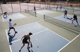 In fact, you can mark up to four number of pickleball courts inside a single tennis ball court, considering a little extra space around it, but i recommend to lay a maximum of two, as too much of line intersections will create confusion. Pickleball Club School Athletic Officials Clash Over Courts Local State Bendbulletin Com