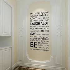 When decorating a living room that's limited in size, trying to fit everything i can make it feel when decorating a small living room, try to pick furniture or decor that also works as storage space. In This House English Diy Wall Stickers Home Decor Living Room Sofa Wall Decals Home Decoration Buy Online At Best Price In Uae Amazon Ae