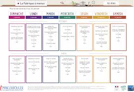 Au Menu Cette Semaine Mangerbouger Fabrique A Menu Menu Semaine Famille Reequilibrage Alimentaire Menu
