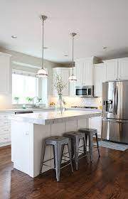 Three walls of cabinetry and appliances are enough to increase the efficiency of any kitchen. 13 Best L Shaped Island Kitchen Ideas Kitchen Design Kitchen Layout Kitchen Remodel Idea