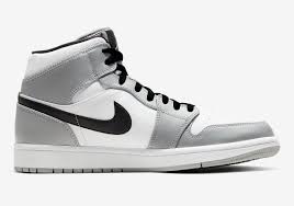 Air Jordan 1 Mid Light Smoke Grey 554724 092 Release Info Sneakernews Com Air Jordans Jordan 1 Mid Hype Shoes