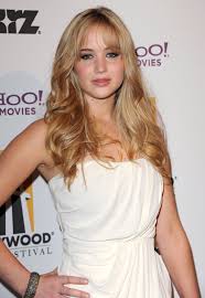 Long blonde ombre with long side bangs. What Is Jennifer Lawrence S Natural Hair Color Popsugar Beauty