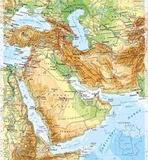 Jede anständige familie hat bei uns. Diercke Weltatlas Kartenansicht Westasien Naher Und Mittlerer Osten Physische Karte 978 3 14 100870 8 174 1 1