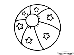 Voir plus d'idées sur le thème apprendre à dessiner, dessin, a imprimer. Coloriage Ballon De Plage Decore Dessin Gratuit A Imprimer