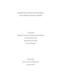 Complete list of literary devices. Mother Utters Struggle And Subversion In Gwendolyn Brooks S Works