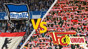 Hey ich war heute im olympiastadion hertha gegen ijemanden ich hab mich aber n bisschen einsam gefühlt weil ich diese sprüche oder hymnen nich kenne könnt ihr mir die aufschreiben oder n link senden wo ich sie nachlesen kann achso und zu welcher situation man was singt bitte auch noch :p. Union Berlin Und Hertha Bsc In Der Bundesliga Was Sind Die Folgen Sportbuzzer De
