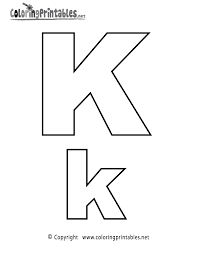 See more ideas about coloring pages, letter k, coloring pages for kids. Alphabet Letter K Coloring Page A Free English Coloring Printable Lettering Alphabet Lettering Alphabet Coloring Pages