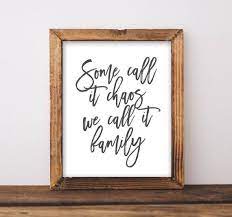 printable wall art some call it chaos we call it family etsy in 2021 entryway signs printable decor wall printables