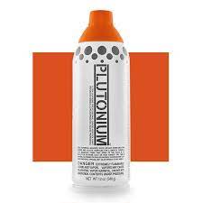 Pumpkin Ultra Supreme Professional Spray Paint Orange Palette Plutonium Paint