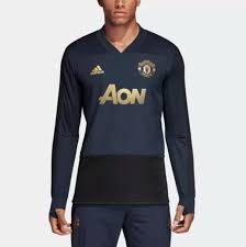 Introducing the 2020/21 manchester united kit. Adidas Men Manchester United Training T Shirts Navy Mufc Tee Gym Jersey Cw7576 Ebay