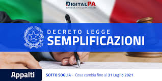 Decreto semplificazioni 2021 leggi altro articolo precedente nelle procedure da aggiudicarsi con il minor prezzo secondo il modulo dell'inversione procedimentale la soglia di anomalia deve essere calcolata una sola volta. Dl Semplificazioni Approvato Cosa Cambia Per Gli Appalti Pubblici