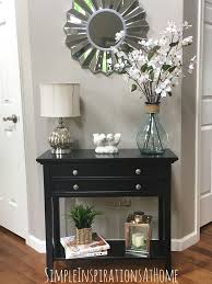 Entry Table Decorated For Spring Entryway Table Decor Living Room Decor Cozy Entry Table Decor