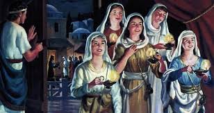 Resultado de imagem para a chegada do noivo - jesus