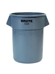 Search for rubbermaid with us. Rubbermaid Commercial Brute Round Plastic Refuse Container 55 Gallon Gray Office Depot