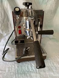 Glass is used for the decanters and measuring cups. 1973 Olympia Cremina Espresso Machine Switzerland Good Condition Capsule Coffee Machine Coffee Geek Commercial Coffee Grinder
