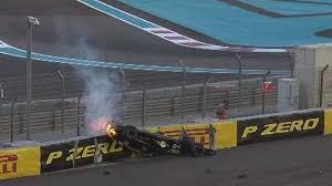 Gran premio de abu dhabi: Video Asi Fue El Increible Accidente De Hulkenberg Hay Fuego Sacadme De Aqui