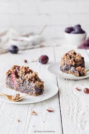 Plum Poppy Seed Cake In 2020 Mohnkuchen Essen Und Trinken Rezepte Mohnkuchen Mit Streusel