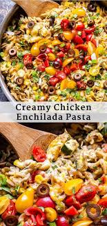 Dinner Recipes Taste Dinner Recipes Korean Dinner Recipes Low Calorie Dinner Recipes Quic In 2020 Chicken Enchilada Pasta Creamy Chicken Enchiladas Enchilada Pasta