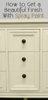 How To Get A Beautiful Finish With Spray Paint Painted Furniture Ideas Spray Paint Furniture Diy Painting Paint Furniture