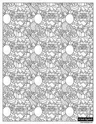 Happy birthday coloring pages for kids. Happy Birthday Jumble Coloring Page Color With Jade