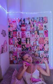 Boujee Pink Aesthetic Wall Collage Kit Y2k Photo Wall Trendy Etsy Room Makeover Bedroom Neon Room Wall Collage