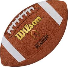 The football used in ncaa contest can be slightly smaller than the balls used in the nfl. Wilson College Football Playoff Replica Official Football Dick S Sporting Goods