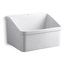 (1) — write a review. Kohler Hollister 28 X 22 Wall Mounted Laundry Sink Reviews Wayfair