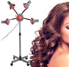 Environmental infrared lamp skin spa beauty salon beauty equipment a specially designed microchip is able to convert electricity to heat with up to 98% efficiency. Christmas Gift 5 Head Infrared Heat Lamp Hair Heater With Flexible Arm Infra Red Light Hair Color Processor Dryer Salon Barber Tool For Hair Styling Perming Buy Online In Angola At Angola Desertcart Com Productid