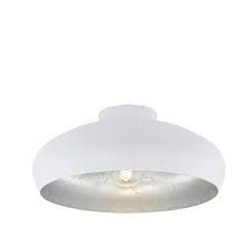 eglo plafonniere mogano wit zilver plafondverlichting plafondlamp keuken plafondverlichting