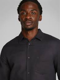 Calvin Klein Linen Blend Regular Fit Shirt