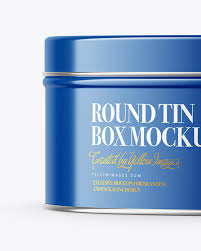 Download Glossy Round Tin Box Mockup In Can Mockups On Yellow Images Object Mockups Yellowimages Mockups