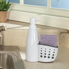 Maybe you would like to learn more about one of these? Kitchen Soap Pump With Sponge Holder By Chef S Pride White 842536186465 Ebay