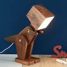 hroome wood dinosaur table lamp dimmable kids desk lamp with adjustable body fun animal reading lamp for wooden desk lamp table lamp wood wooden lamps design