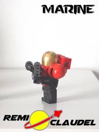 Lego Starcraft Terran Marine By Remi Claudel Lego Legos Starcraft
