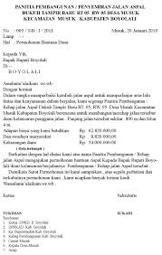 Permohonan pindah tugas / mutasi. Contoh Surat Permohonan Perbaikan Jalan Ke Bupati