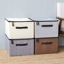 It organizes your clothing efficiently and keeps your clothing away from dust. Linen Cotton Clothes Organizer Underwear Bras Socks Wardrobe Organizer Closet Storage Box Zipper Underwear Box Drawer Organizer Buy At The Price Of 13 40 In Aliexpress Com Imall Com