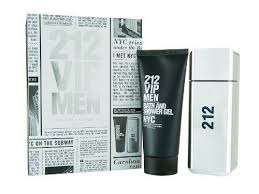 212 Vip Men By Carolina Herrera 2 Piece Set Includes 3 4 Oz Eau De Toilette Spray 3 4 Oz Bath And Shower Gel 212 Vip Carolina Herrera 212 Vip Fragrance Set