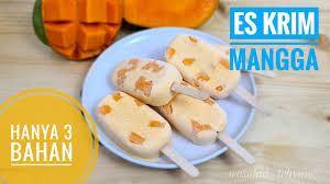 Ada yang menyebutnya es potong, es loli, maupun es … Resep Es Krim Mangga Segar Dan Creamy Cukup 3 Bahan Resep Dan Review Asahid Tehyung