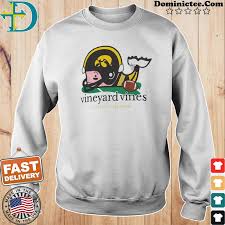 Vineyard Vines White Iowa Hawkeyes Football Whale T Shirt Hoodie Sweater Long Sleeve And Tank Top