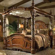 Renaissance King Canopy Bed In 2021 Canopy Bedroom Sets Canopy Bedroom King Size Canopy Bed