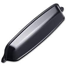 Robot Check Black Cabinet Hardware Black Drawer Handles Cup Pulls