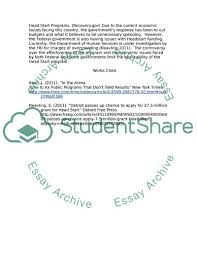 Operates 30 head start centers; Head Start Program Introduction Essay Example Topics And Well Written Essays 500 Words