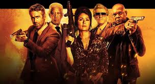 Jackson, salma hayek, with antonio banderas, and morgan freeman, frank. Hitman S Wife S Bodyguard Film Review Brisbanista