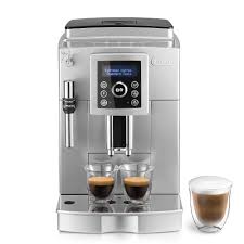 The machine heats the water to just shy of boiling and forces it through finely ground coffee with significant force, which produces thicker, stronger coffee. Delonghi Bean To Cup Coffee Machine Ecam 23 420 Sb Buy Online At Best Price In Uae Amazon Ae