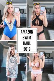 Amazon Swimsuit Haul Swimwear Try On Fashion Blogger Tricia Nibarger Shows An Affordable Swimwear Haul From Amazon Swimsuit Mom Swimsuit Amazon Swimsuit Haul