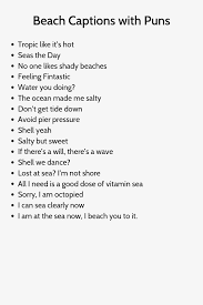 Best beach instagram captions and quotes. Beach Captions With Puns Beach Instagram Captions Instagram Captions For Selfies Instagram Quotes Captions