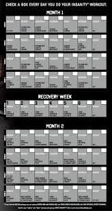 With the p90x workout schedule you saw a few options. Insanity Workout Plan