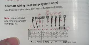 Look at the end of your wire. My Exsisting Thermostat Running My Electric Heat Pump Hvac Is An American Standard Acont402an32daa That Has A Total Of 8