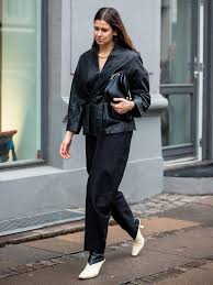 The 2020 Way To Wear A Leather Jacket Copenhagen Fashion Week Street Style Looks Blazer Street Style