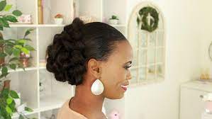 Melissa Erial Hair Blog Featuring Natural Hair Growth Updo Styling Natural Hair Styles Hair Styles Black Women Hairstyles